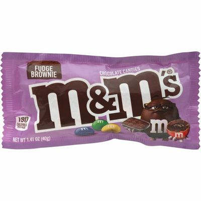 M&M's Fudge Brownie Singles Size Chocolate Candy
