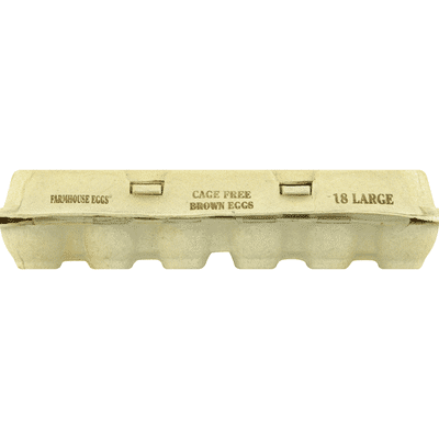 Farmhouse Eggs Eggs, Brown, Cage Free, Large