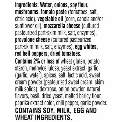 Morning Star Farms Veggie Burgers, Plant Based Protein, Frozen Meal, Tomato Basil Pizza