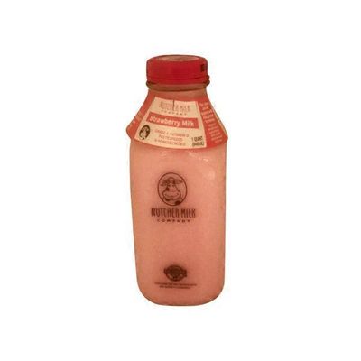 Nutcher Milk Company Strawberry Milk
