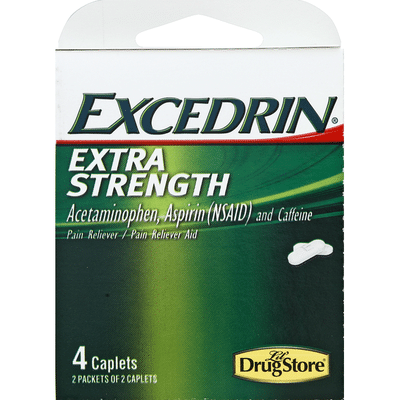 Excedrin Pain Reliever/Pain Reliever Aid, Extra Strength, Caplets