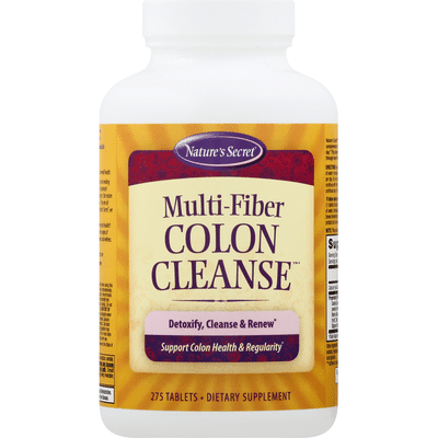 Nature's Secret Colon Cleanse, Multi-Fiber, Tablets