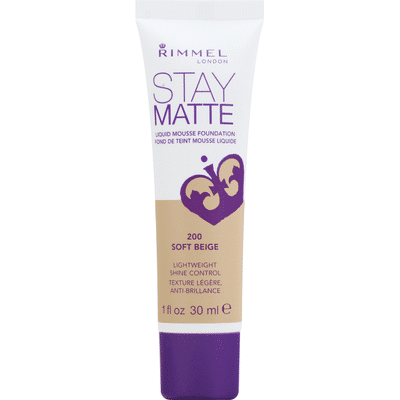 Rimmel Foundation, Liquid Mousse, Soft Beige 200