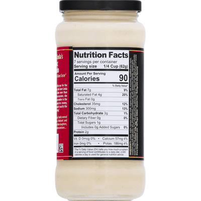 DelGrosso Pasta Sauce, Classic Alfredo