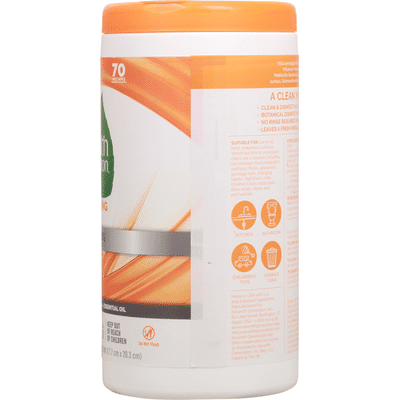 Seventh Generation Disinfecting Multi-surface Wipes Lemongrass Citrus Scent