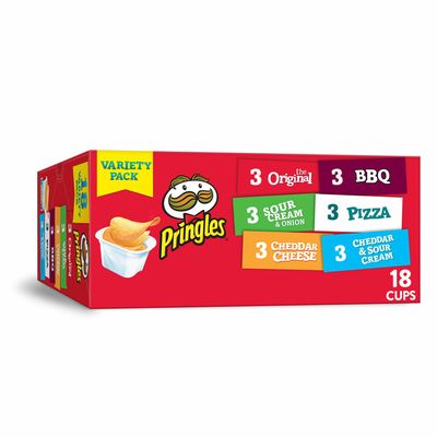 Pringles Snack Stacks Potato Crisps Chips, Flavored Variety Pack