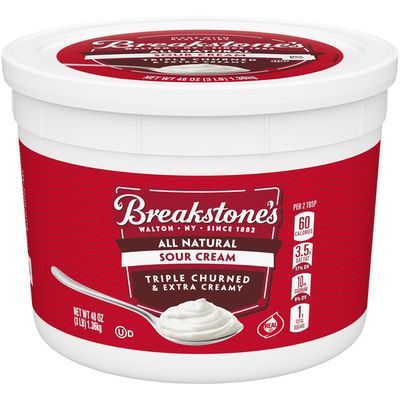 Breakstones All Natural Sour Cream 48 Oz - Instacart