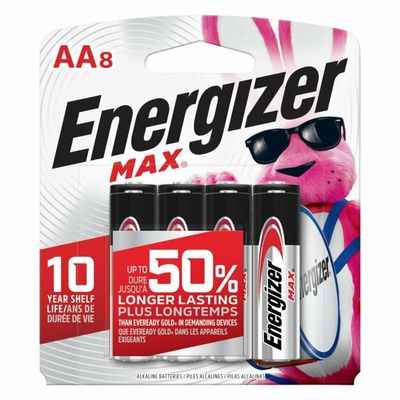 Energizer AA Batteries, Double A Alkaline Batteries