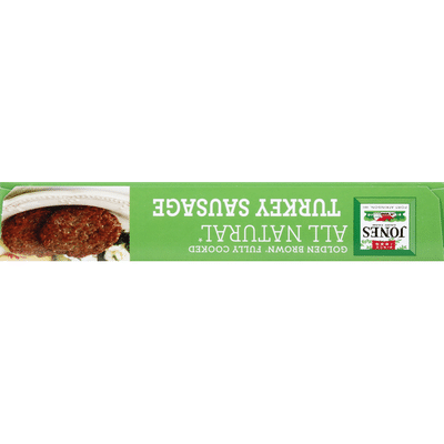 Jones Dairy Farm Golden Brown All Natural Turkey Sausage Patties