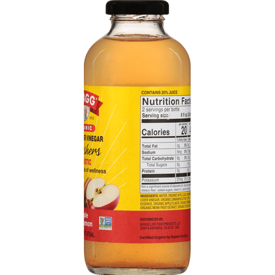 Bragg Apple Cider Vinegar, Organic, Apple Cinnamon