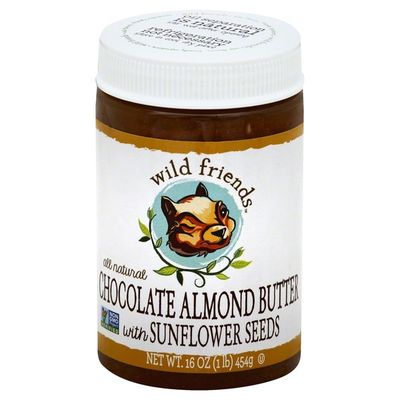Wild Friends Almond Butter, Chocolate, with Sunflower Seeds