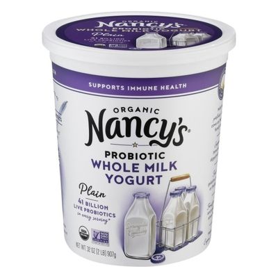 Nancy's Yogurt, Organic, Plain, Whole Milk