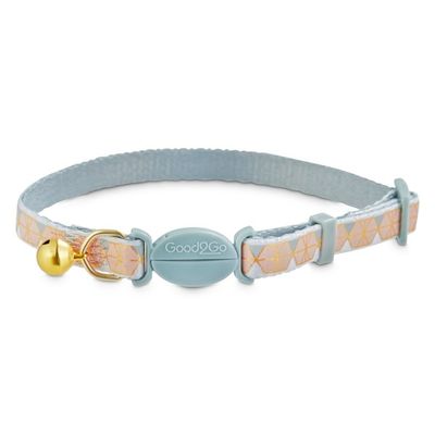 Good2 Go Pink & Gray Geo Cat Collar
