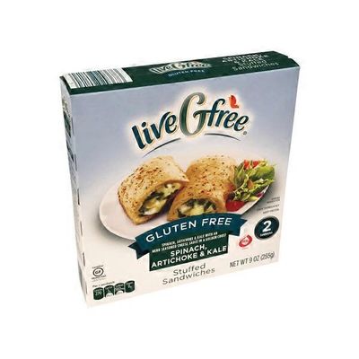 liveGfree Spinach & Kale Gluten Free Stuffed Sandwich