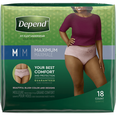 Depend Incontinence Underwear for Women, Maximum Absorbency
