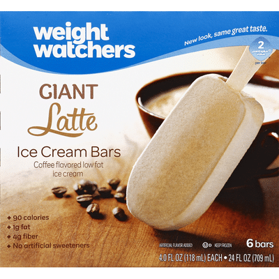 Weight Watchers Ice Cream Bar Giant Latte 6 Each Instacart