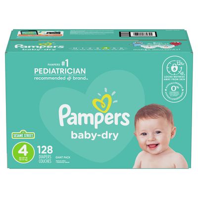 Pampers Baby Dry Diapers Size 4