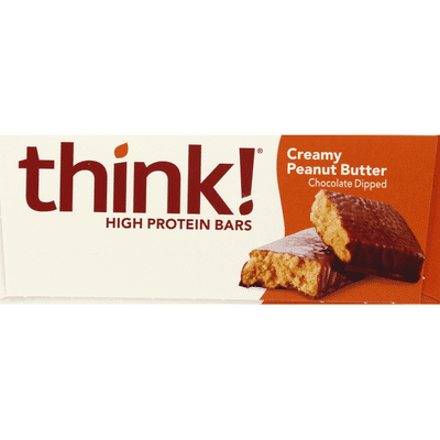 think! High Protein Bar, 20g Protein, Creamy Peanut Butter