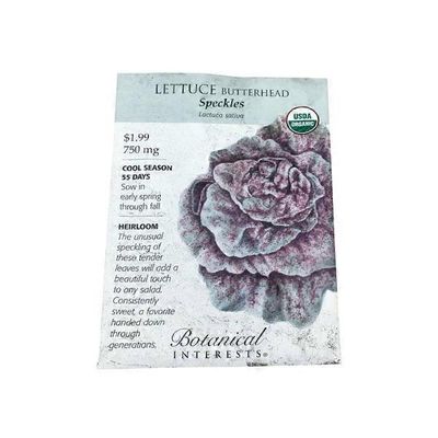 Botanical Interests Lettuce Butterhead Speckles