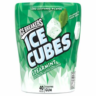 Ice Breakers Gum, Sugar Free, Ice Cubes, Spearmint