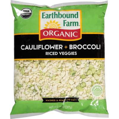 Earthbound Farms Riced Veggies, Cauliflower + Broccoli
