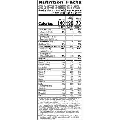 Cheerios Cereal with Whole Grain Oats, Gluten Free
