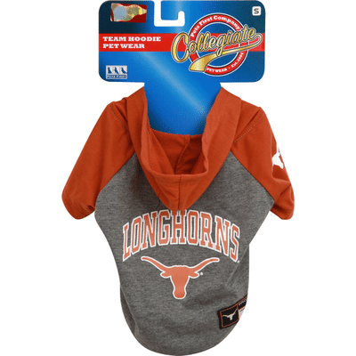 Pets First Pet Wear, Team Hoodie, Collegiate, Texas, S