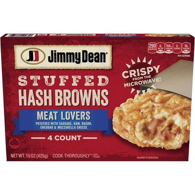 Jimmy Dean Meat Lovers Stuffed Hash Browns
