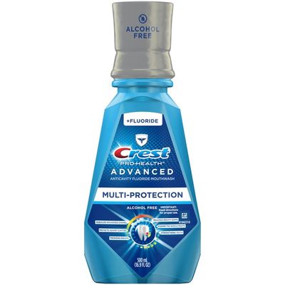 Crest Alcohol Free Anticavity Fluoride Mouthwash Extra Deep
