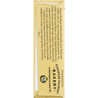 European Gourmet Bakery Cooked Pudding & Pie Filling Mix, Organic, Vanilla