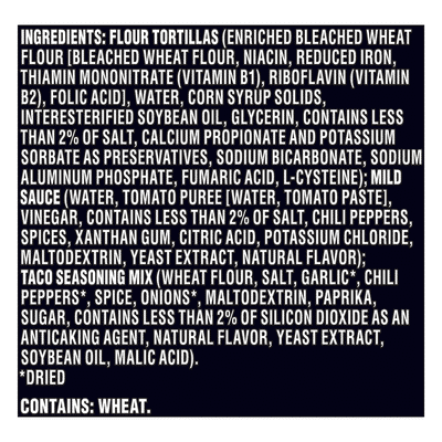 Taco Bell Soft Tortillas Taco Dinner Kit