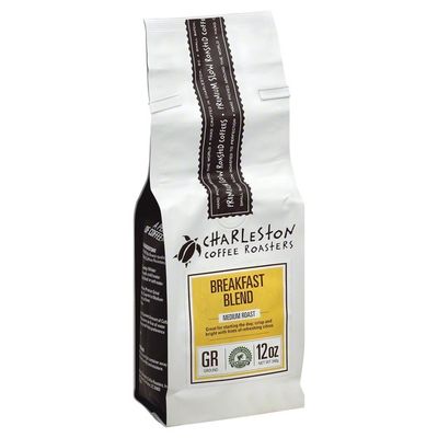 Charleston Coffee Roasters Coffee, Ground, Medium Roast, Breakfast Blend