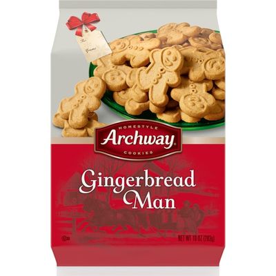 Archway Holiday Gingerbread Man Cookies 10 Oz Instacart