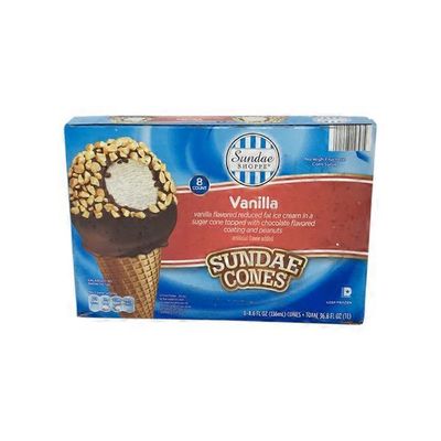 Sundae Shoppe Vanilla Sundae Nut Cones