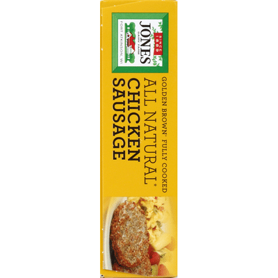 Jones Dairy Farm Golden Brown All Natural Fully Cooked Chicken Sausage Patties