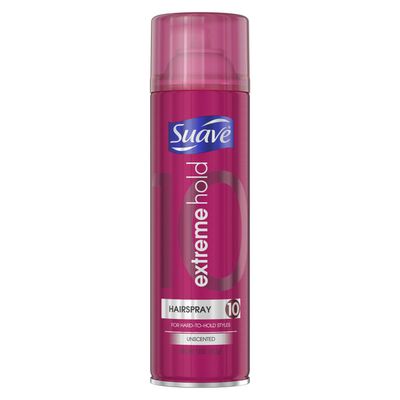 Suave Unscented Hair Spray Extreme Hold