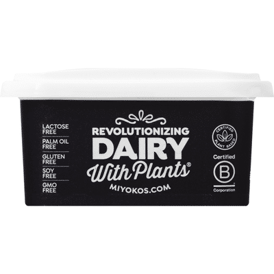 Miyokos Creamery Cream Cheese, Cultured Vegan, Classic Plain