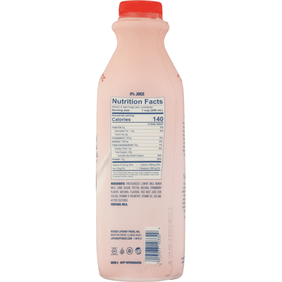 Lifeway Strawberry Kefir Cultured Lowfat Milk