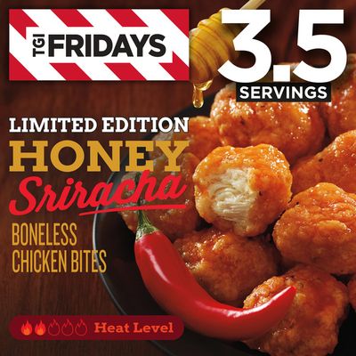 Tgif Limited Edition Honey Sriracha Flavored Boneless Chicken Bites Frozen Snacks