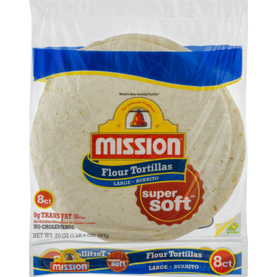 Mission Flour Burrito Tortillas, Large
