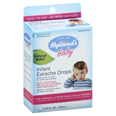 Hyland S Earache Drops Infant Baby Box 0 33 Oz Instacart