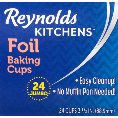 Reynolds Foil Baking Cups Jumbo, 3.5"