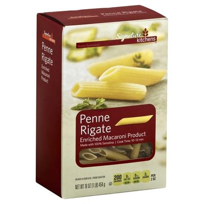 Signature Kitchens Enriched Macaroni Product, Penne Rigate
