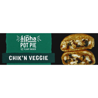 The Alpha Pot Pie, Chick'n Veggie, Plant-Based