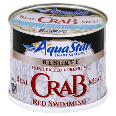 Aqua Star Crab Meat, Real, Red Swimming