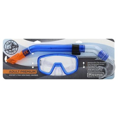 Eco Blu Dive Set, Adult Premium