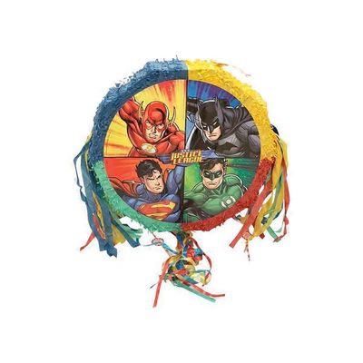 Unique Justice League Pull String Pinata
