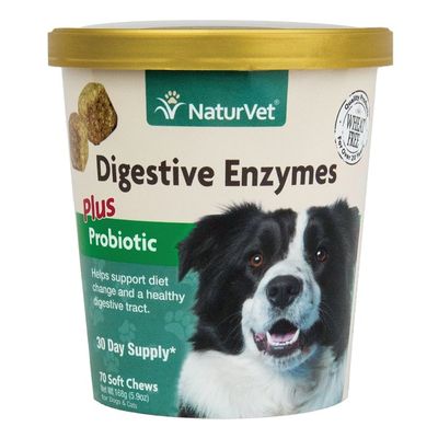 NaturVet Naturals Digestive Enzymes Dog Soft Chews