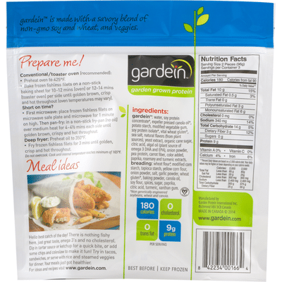 Gardein Golden Fishless Filets
