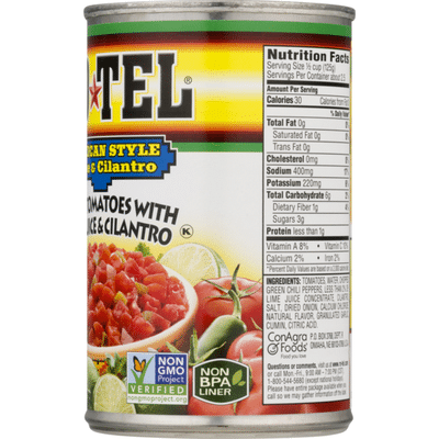 Ro-Tel Mexican Lime And Cilantro Diced Tomatoes